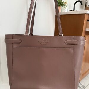 Kate Spade Taupe Leather Tote